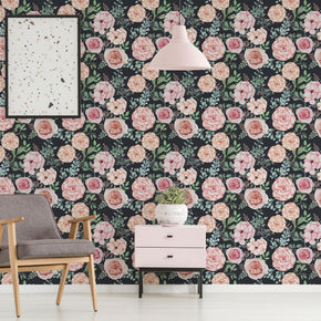 Romantic Florals Wallpaper