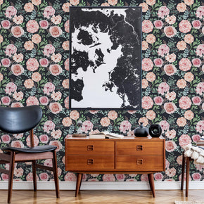 Romantic Florals Wallpaper