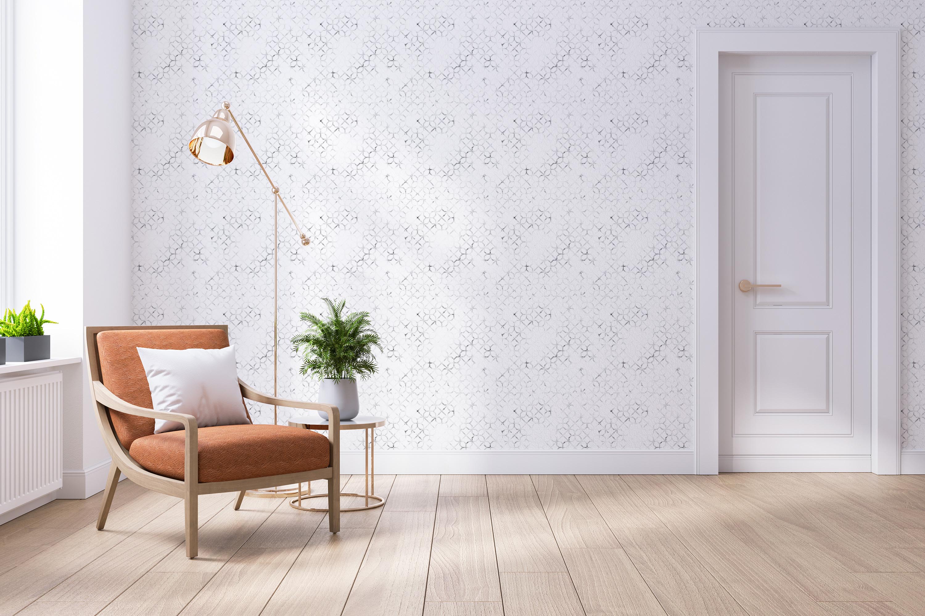 Oriental Stone Pattern Wallpaper