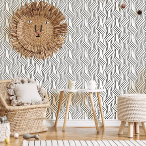 Modernistic Stripes Wallpaper