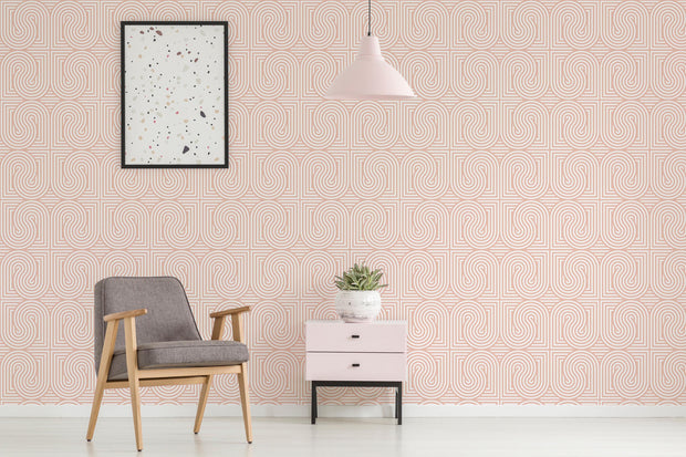 Old-School Patterned Wallpaper