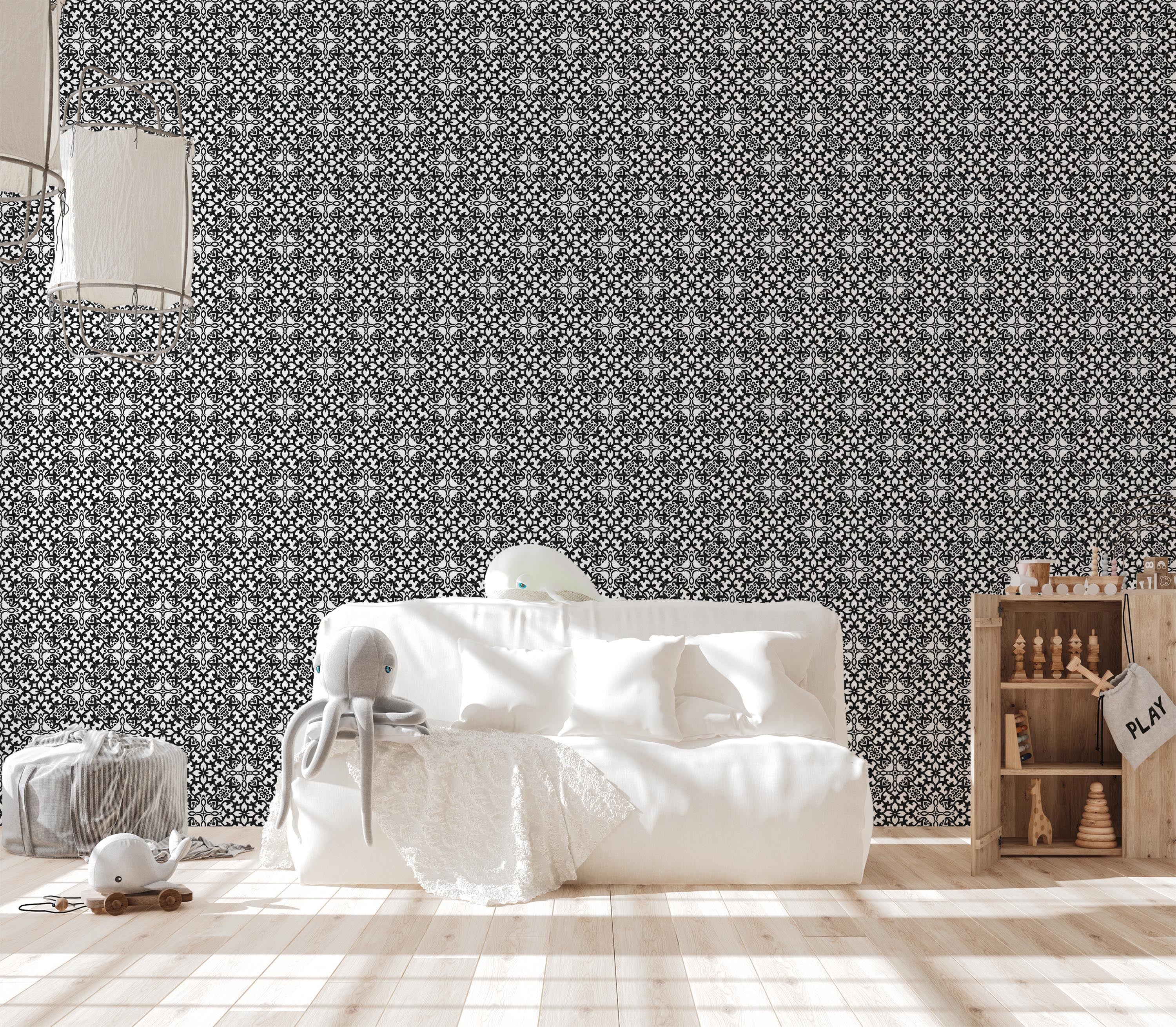 Moroccan Geometric Wallpaper