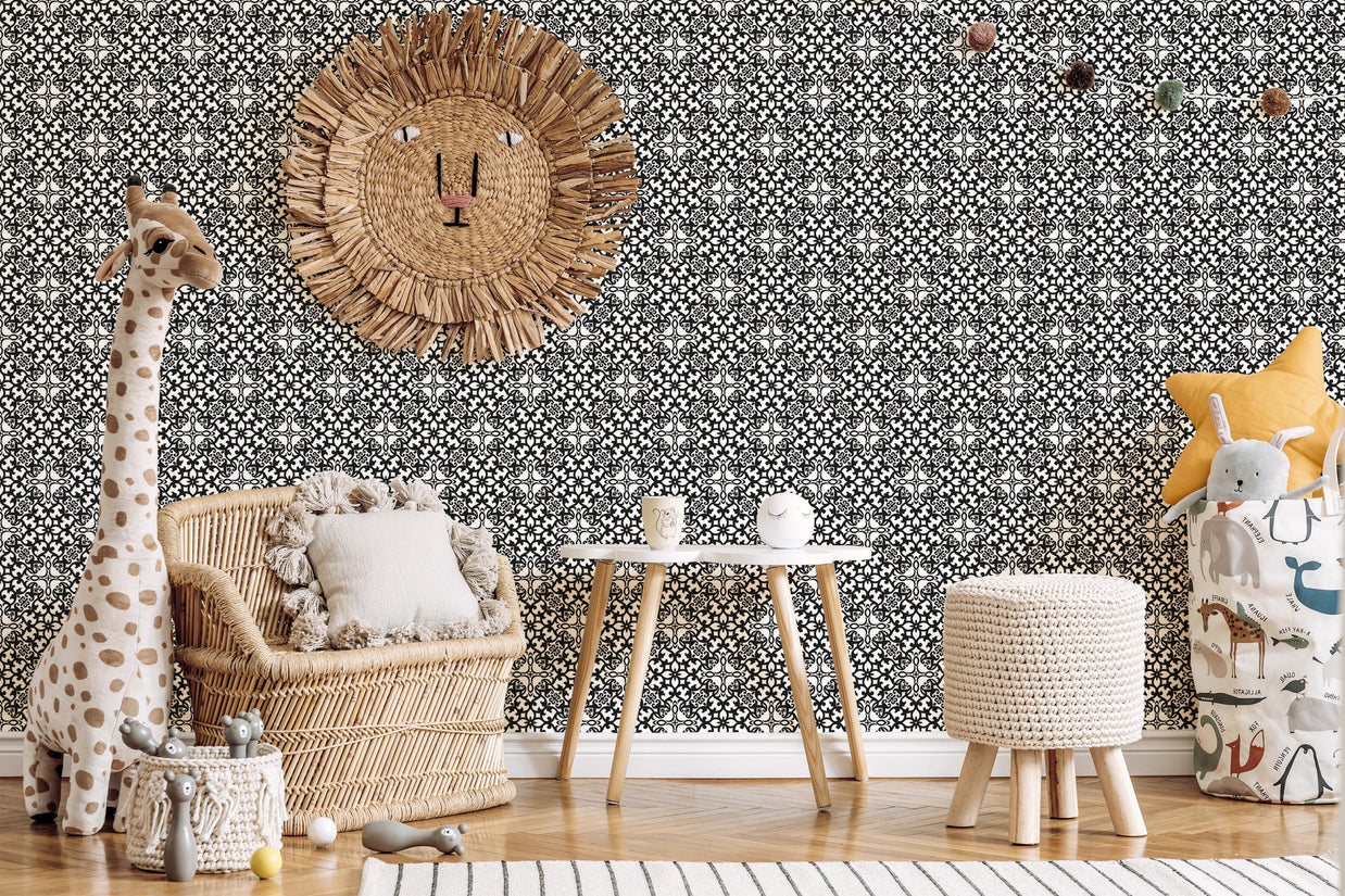 Moroccan Geometric Wallpaper