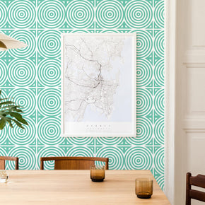 Vintage Geometric Rings Wallpaper