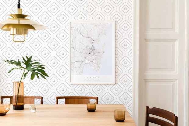 Subtle Geometric Pattern Wallpaper