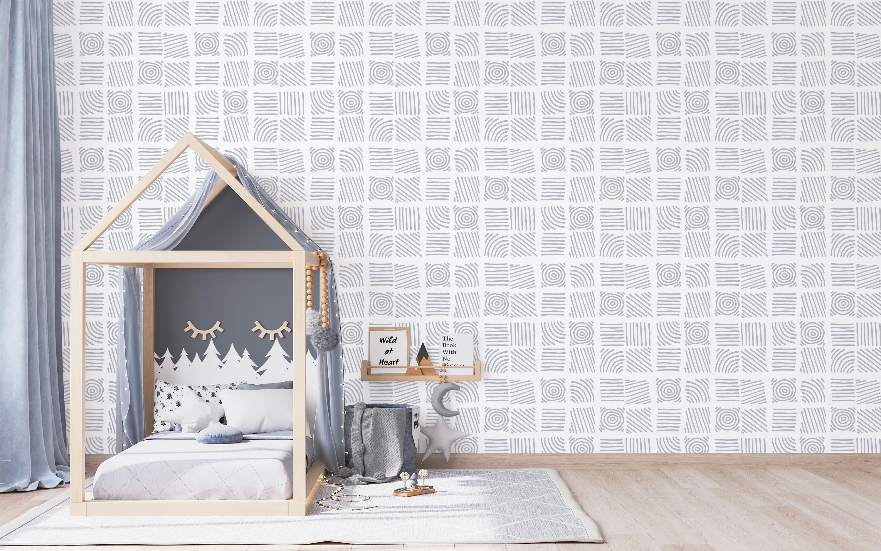 Tiled Shapes Wallpaper