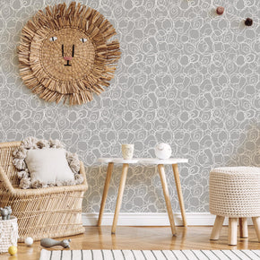 Modern Circular Pattern Wallpaper