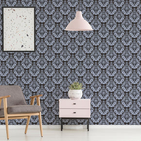 Retro Damask Wallpaper