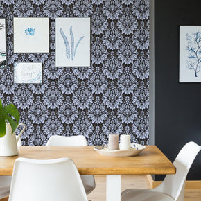 Retro Damask Wallpaper