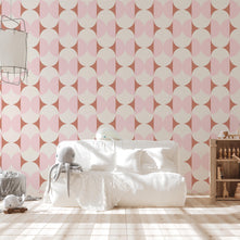 Soft Retro Geometric Wallpaper