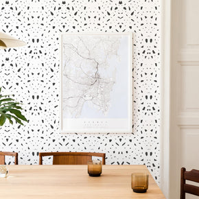 Monochromatic Terrazzo Wallpaper