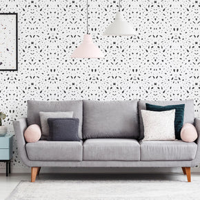 Monochromatic Terrazzo Wallpaper