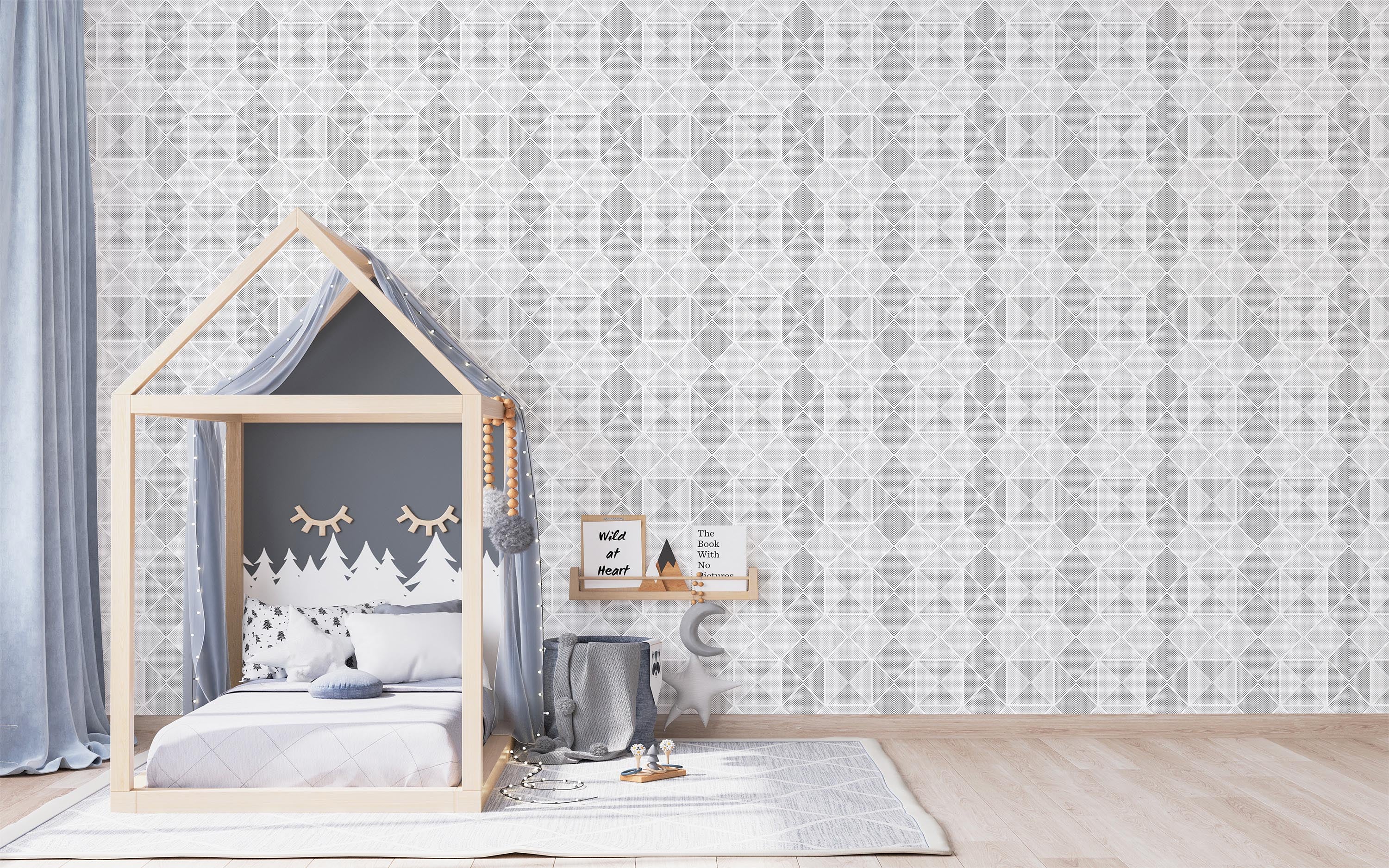 Monochrome Geometric Wallpaper