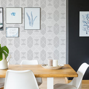 Monochrome Geometric Wallpaper