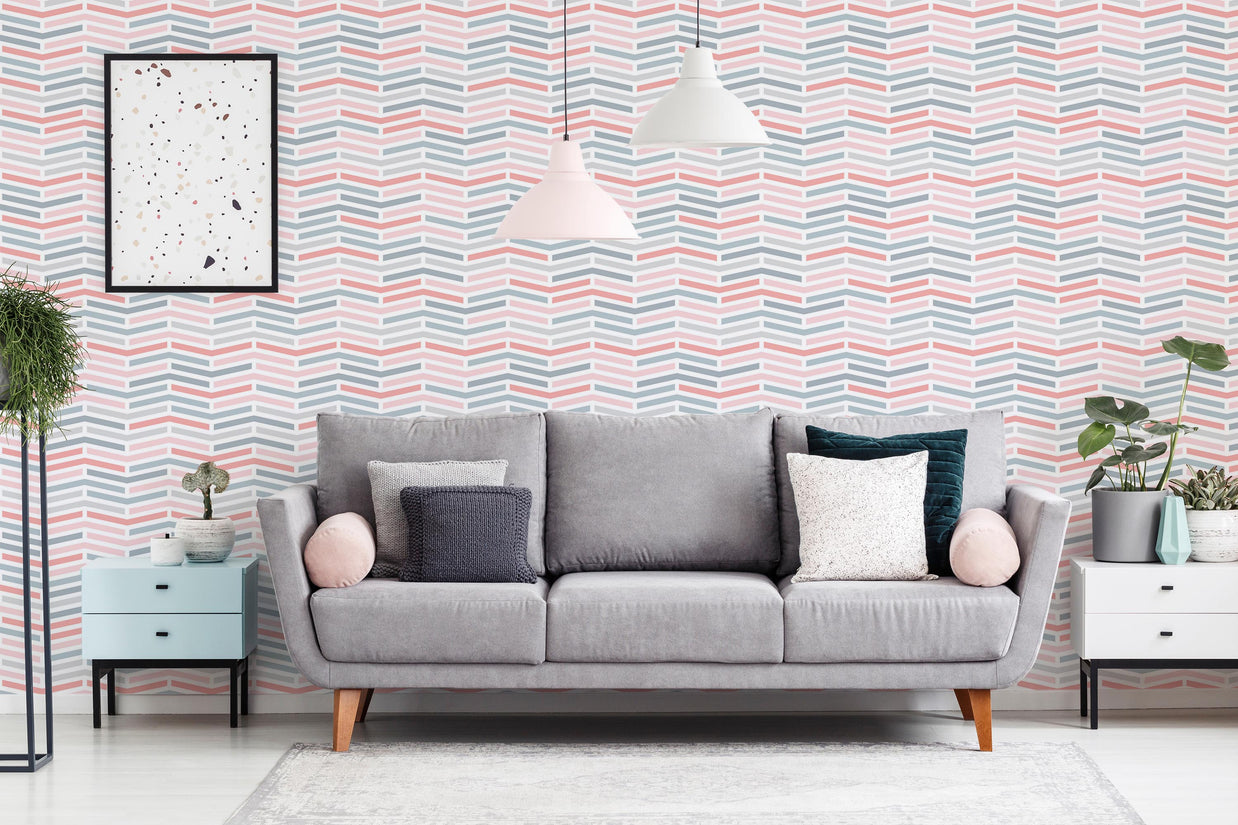 Soft Chevron Wallpaper