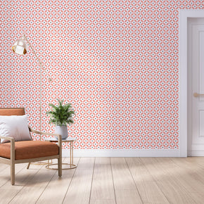 Retro Circular Motif Wallpaper