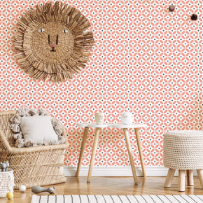 Retro Circular Motif Wallpaper