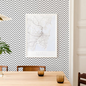 Modern Chevron Stripes Wallpaper