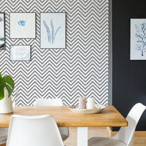 Modern Chevron Stripes Wallpaper