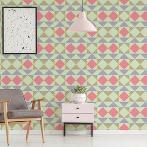 Vibrant Playful Geometric Wallpaper