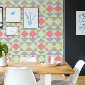 Vibrant Playful Geometric Wallpaper