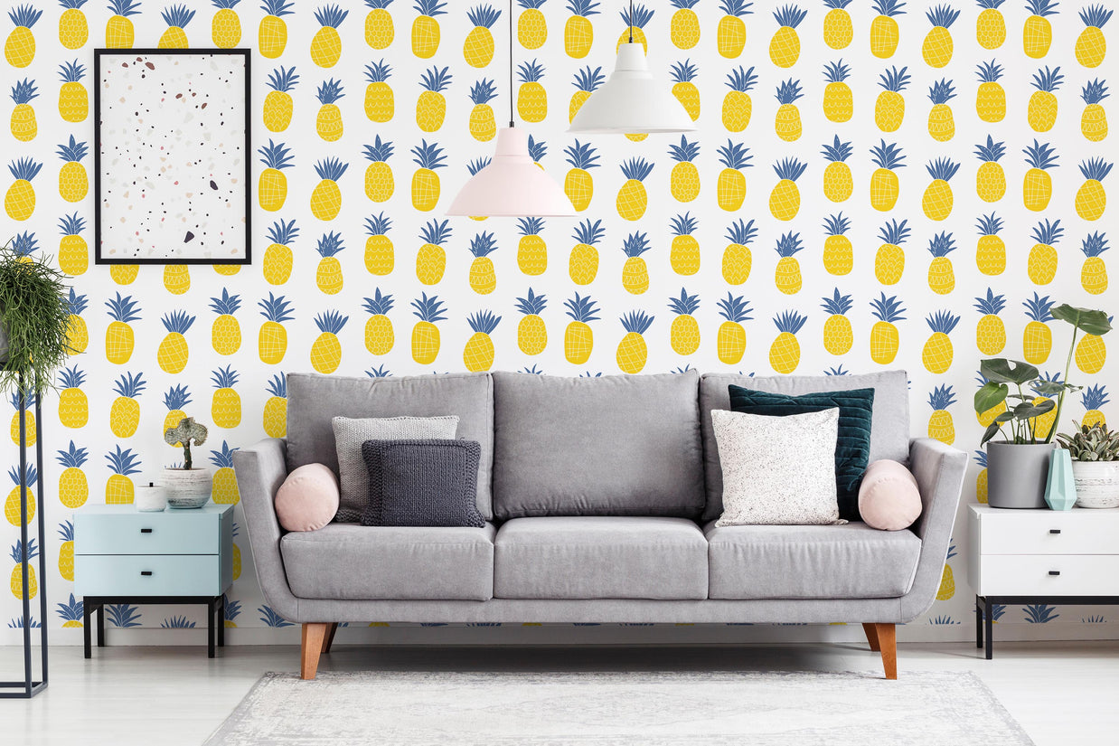 Pineapple Party Wallpaper