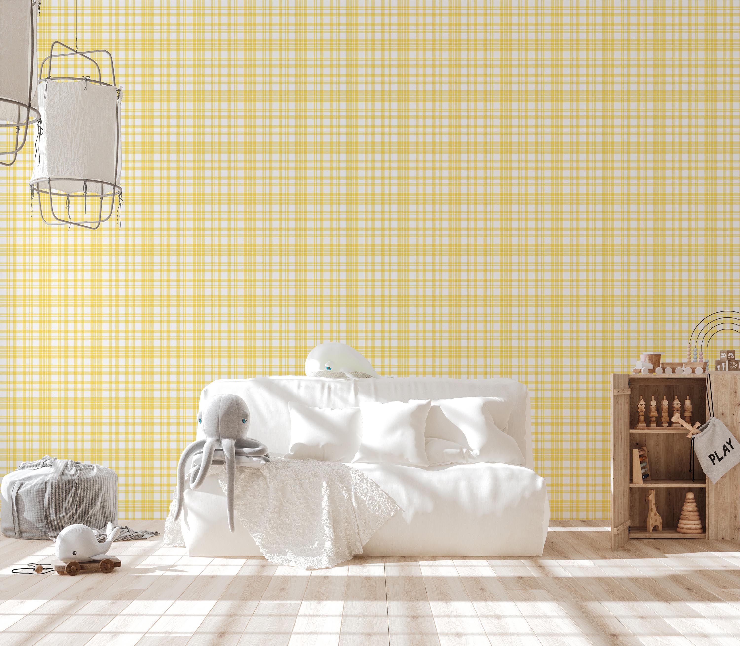 Sunshine Tweed Wallpaper