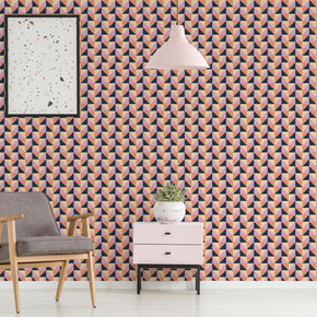 Playful Geometric Triangles Wallpaper