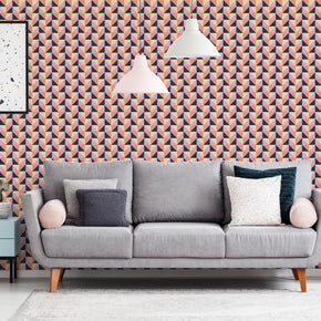 Playful Geometric Triangles Wallpaper