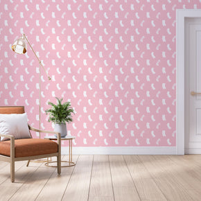 Rosy Brushstroke Wallpaper