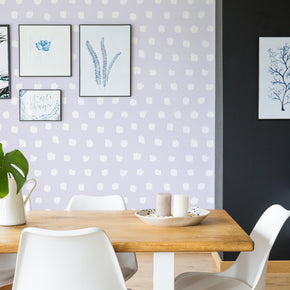 Polka Dot Brushstroke Wallpaper