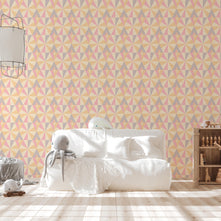 Playful Vintage Geometric Wallpaper