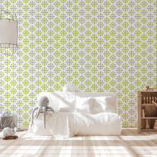 Emerald Geometric Wallpaper