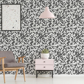 Shades Of Gray Spots Wallpaper