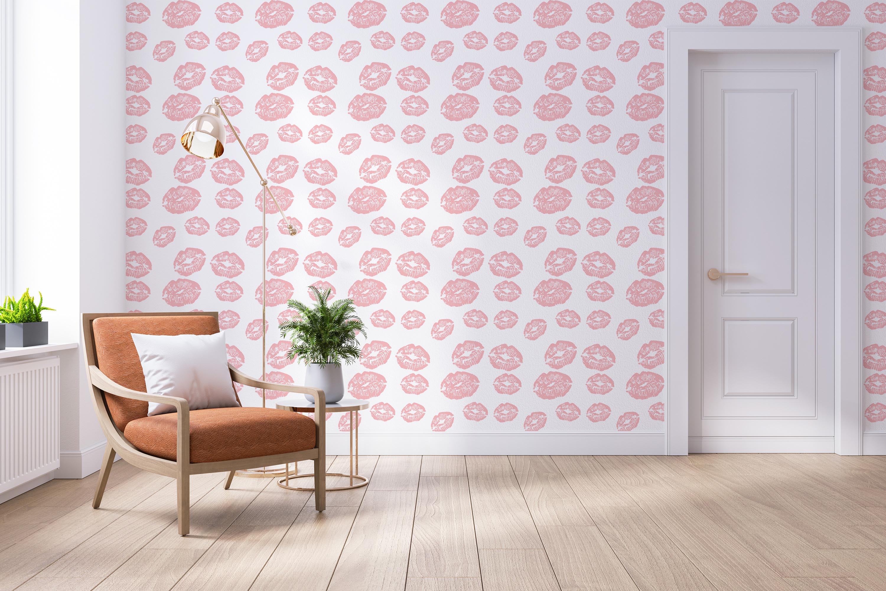 Kisses Of Pink Wallpaper