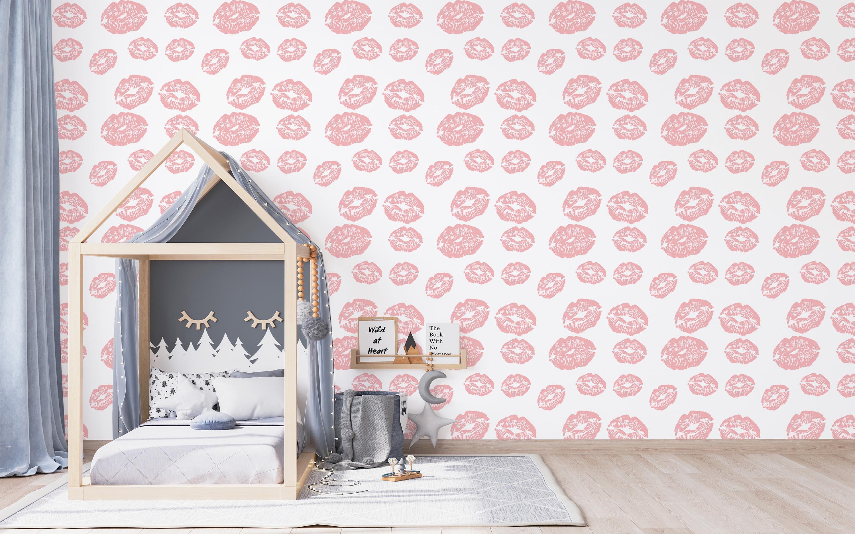 Kisses Of Pink Wallpaper