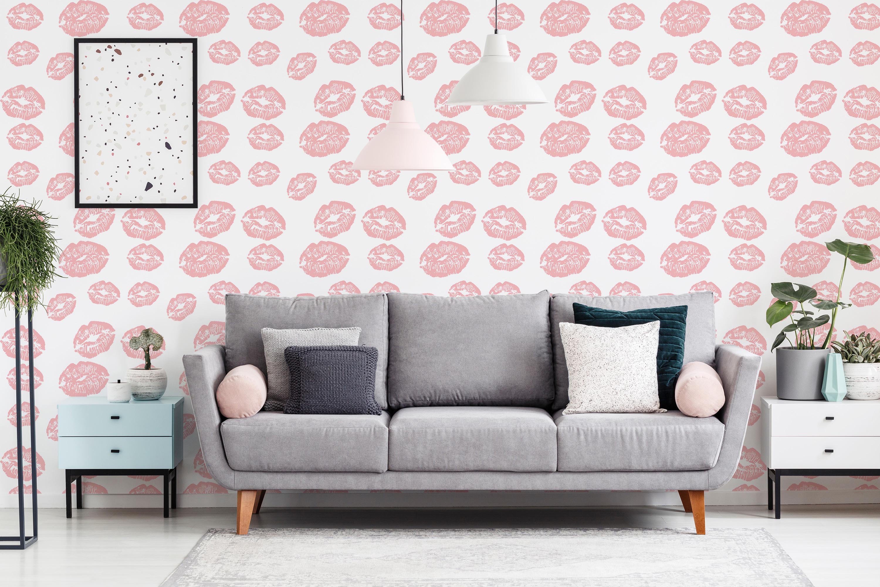 Kisses Of Pink Wallpaper